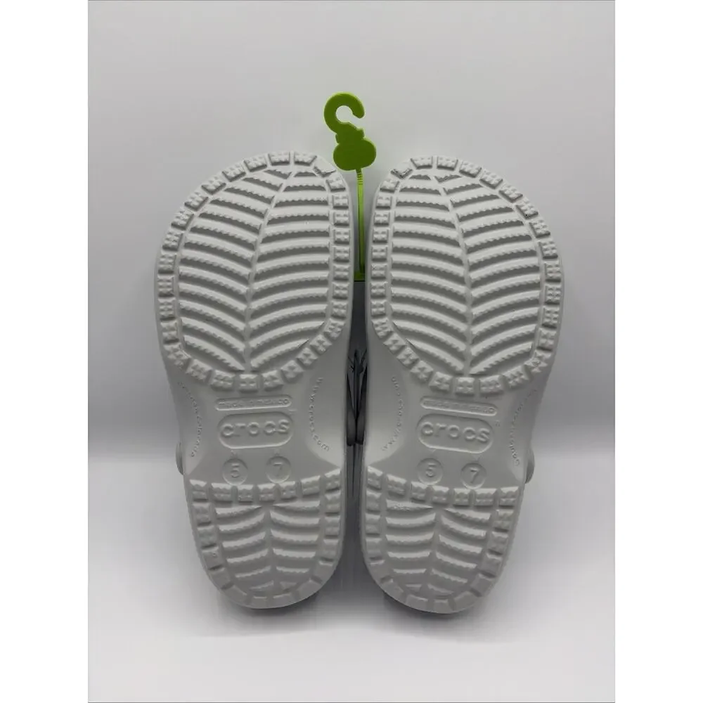 Crocs Classic Clog Authentic Shoe Style 10001 Sz US MEN 5 Women 7 NWT Gray Grey